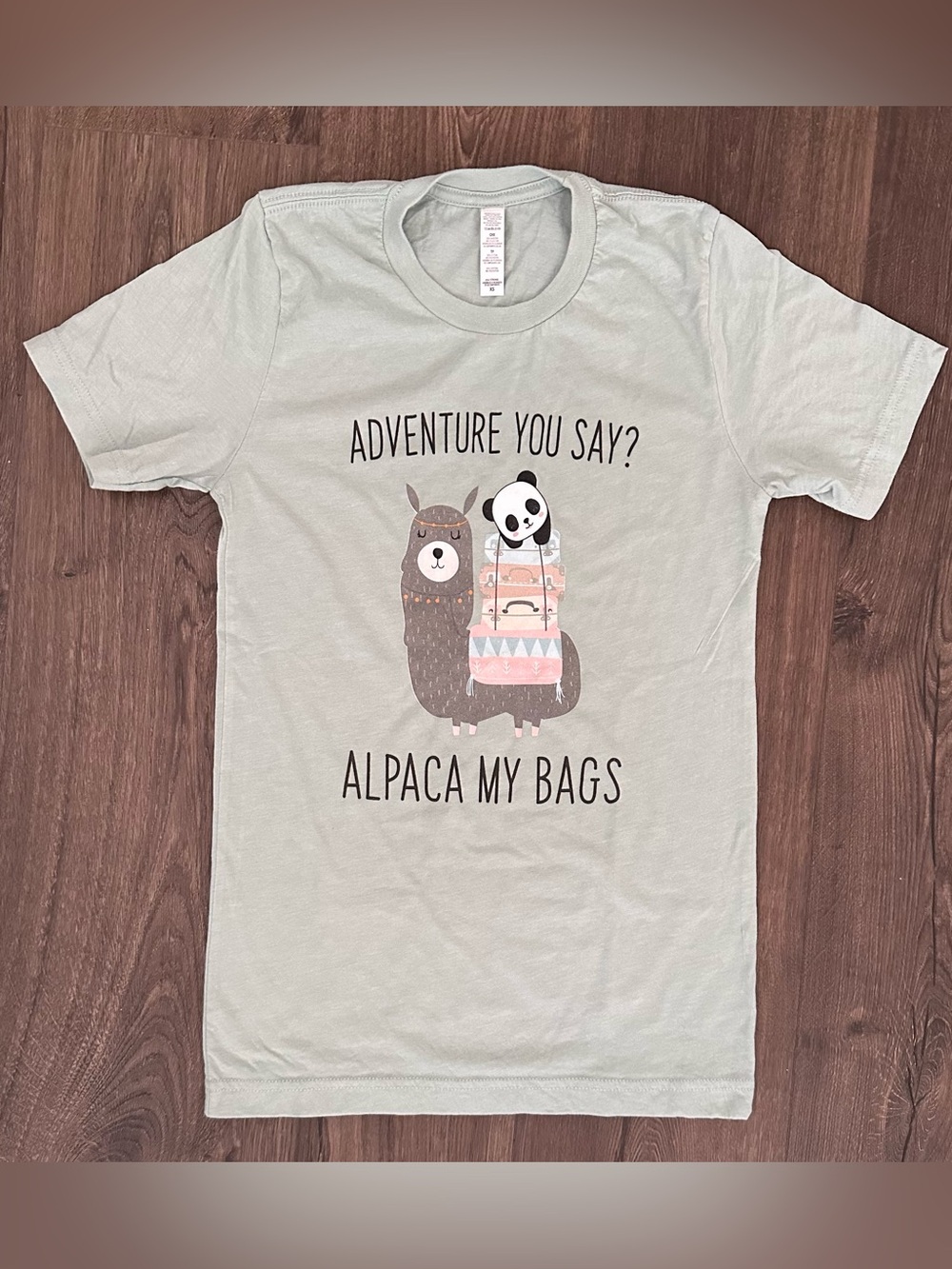 No brand Punny T-Shirt “Adventure you say? Alpaca my bags”